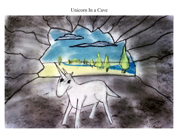 Unicorn In a Cave