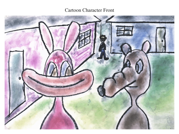 Cartoon Character Front
