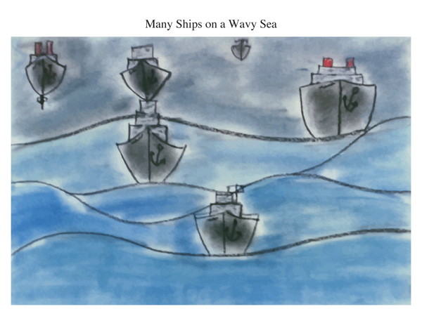 Many Ships on a Wavy Sea