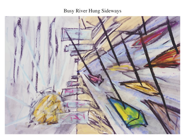 Busy River Hung Sideways