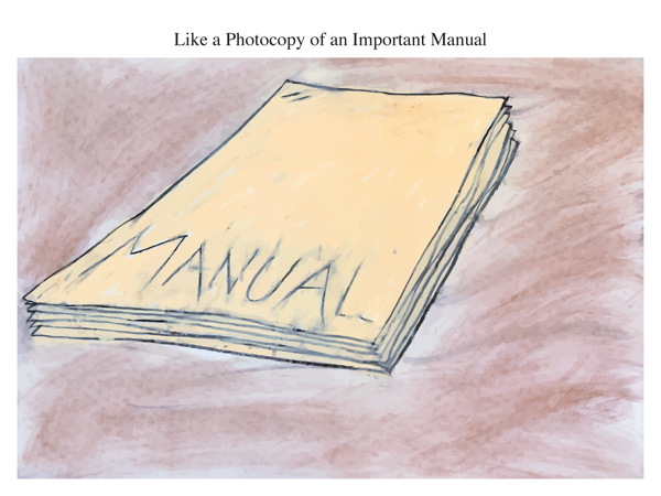 Like a Photocopy of an Important Manual