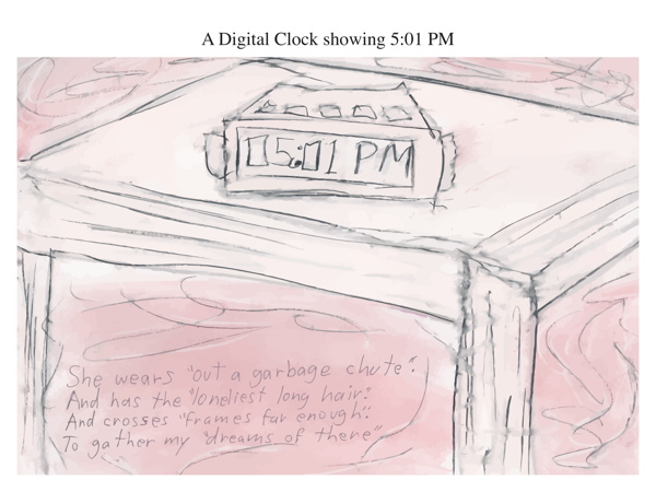 A Digital Clock showing 5:01 PM