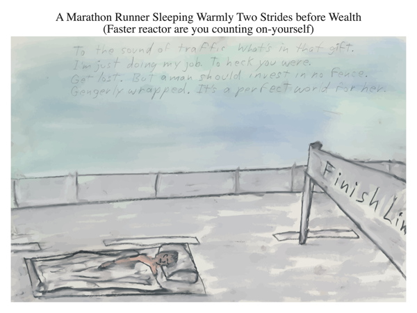 A Marathon Runner Sleeping Warmly Two Strides before Wealth (Faster reactor are you counting on-yourself)